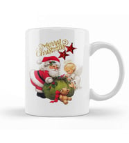Yılbaşı Yeni Yıl Konseptli Noel Baba Christmas Kupa Bardak Porselen