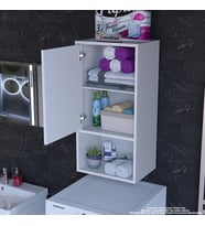 Modilayn ŞİLE 45 x 85 x 32,5 cm Makine Üstü Asma ve Çok Amaçlı Banyo Dolabı