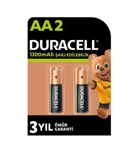 Duracell Original Aa Kalem Pil Şarj Edilebilir 1300MAH Pil 2li