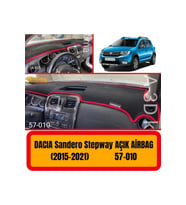 Dacia Sandero Stepway 2015-2021 Ön Torpido Koruma Koruyucu Kilifi Halisı Aksesuarlar Yedek Parça