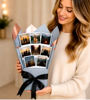 Kişiye Özel 8 Fotoğraflı Fotoğraf Buketi