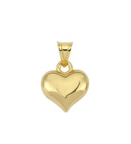 Gümüş 3 Boyutlu Gold Kalp Kadın Kolye Ucu CSR2185020