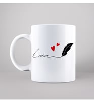 Aşk Love Sevgili Tasarımlı Kupa