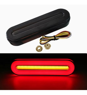 Motosiklet Ultra Güçlü Arka Çoklu 58 Led Sistem Park-Fren+Sinyal+Dörtlü Modlu