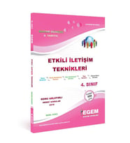 Egem Yayınları AÖF 4. Sınıf Etkili İletişim Teknikleri Konu Anlatımlı Soru Bankası (Çok Renkli)