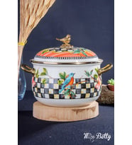 Emaye Tencere 20 cm Paradise