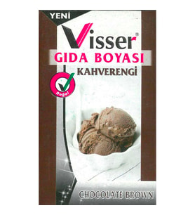Visser Toz Gıda Boyası Kahverengi - 2 adet