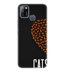INFINIX Smart 4 5 6 Zero 8 S5 Pro Kılıf Desemli Silikon Cats 1792