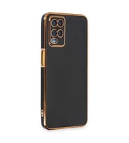 Oppo A54 4g Kılıf Volet Silikon - Siyah