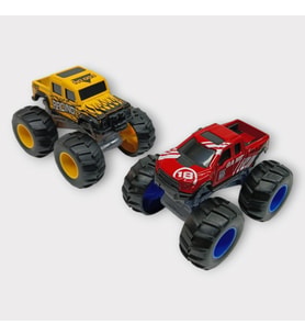 Mini Off-Road Araçlar 2'li - Sarı Kırmızı