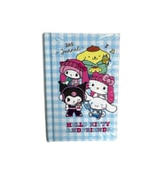 VICTORIA'S JOURNALS 525-1991 HELLO KITTY AND FRIEDNS A7 SERT KAPAK  GÜNLÜK AJANDA 80 GR. 368 SAYFA
