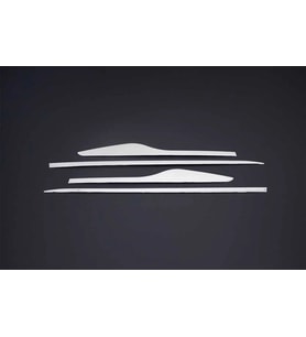 Renault Clio Uyumlu 4 Hatchback/Sw Krom Yan Kapı Çıtası 4 Parça Formlu 2012-2018 Arası