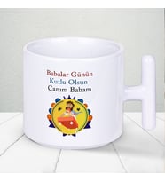 Sıcacık Kahve, Sevgi Dolu Baba! Babalar Gününe Özel Hediyelik T Kupa