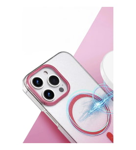 İphone 16 Pro Max Glossy Magsafe Kapak - Siyah