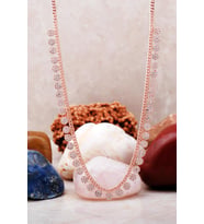Taşlı Rose Gümüş Choker Kolye 7224