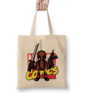 Marvel Comics Deadpool Bez Çanta Uzun Saplı
