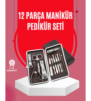 Dayanıklı Çok Amaçlı Kişisel 12 Bakım Seti