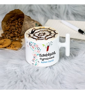 Edebiyat Öğretmeni Latte Fincanı 002