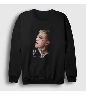 Presmono Unisex Siyah Reason Lil Peep Sweatshirt 37690tt