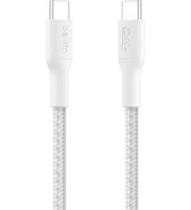 Belkin Eco Örgülü Usb-C - Usb-C Kablosu, 1 M, 240 W, Yumuşak, Esnek Hızlı Şarj Kablosu, Iphone 16, G