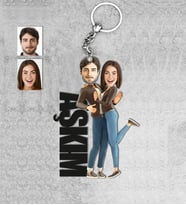 Kişiye Özel İsimliS Sevgili Ahşap Anahtarlık-1