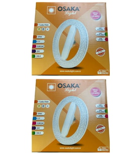 (2 Adet) Osaka 40W Sarı-Günışığı-Beyaz E27 Duylu Simit Ampul
