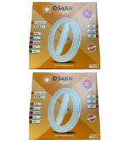 (2 Adet) Osaka 40W Sarı-Günışığı-Beyaz E27 Duylu Simit Ampul