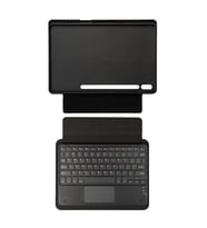 Galaxy Tab S10 Ultra Zore Border Keyboard Bluetooh Bağlantılı Standlı Klavyeli Tablet Kılıfı