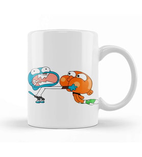 Gumball Darwin Kupa Bardak Porselen