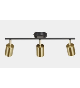 MYLİGHTS  HAREKETLİ LED SPOT LED AVİZE  ÜÇLÜ LED PLOFONYER LED GÜNIŞIĞI AMPULLÜ  (Siyah)
