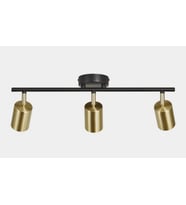 MYLİGHTS  HAREKETLİ LED SPOT LED AVİZE  ÜÇLÜ LED PLOFONYER LED GÜNIŞIĞI AMPULLÜ  (Siyah)