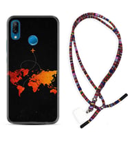 Huawei P20 Lite Mate 10 20 Lite Pro P40 Lite KılıfBoyun Asklı Rasta Silikon İz Bırakan Uçak 1778