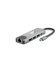 Type-C 3.0 Hub Pd Hdmı 4K 30Hz Lan 100M 5 Port 5 Gbps Gri HDX7831