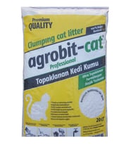Agrobit Cat Doğal Bentonit Kokusuz Kedi Kumu 20 lt (Buz-Buz)
