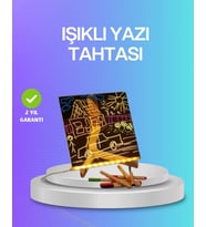 Çocuklar Ve Yetişkinler İçin Usb Led Işıklı Çizim Panosu