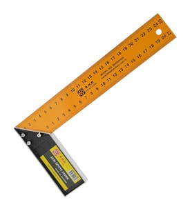 Fixonic B.H.D BHD00588 250mm/25cm Sarı L Marangoz Gönye
