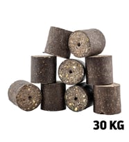 Sazan Yemi - Delikli Küspe - Ayçiçek - Silindir - 30 Kg