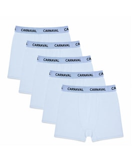 Erkek Boxer 5’li Set Carnaval Cloud Blue