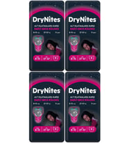 Drynites Emici Gece Külodu/Külot Bez Kız 8-13 Yaş 30-48KG Large 36 Adet 4PK*9 Alt Islatmalara Karşı