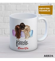 Arkadaş Temalı Kupa Bardak