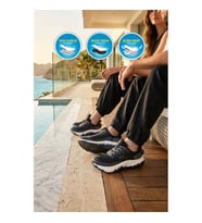 Walkway Flystep G Siyah-Beyaz Memory Foam Unisex Spor Ayakkabı