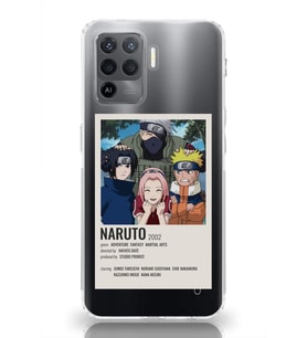 Oppo Reno 5 Lite Uyumlu Naruto Anime Desenli Şeffaf Telefon Kılıfı