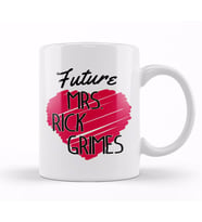 Walking Dead Future Mrs Rick Grimes Love Heart Kupa Bardak Porselen