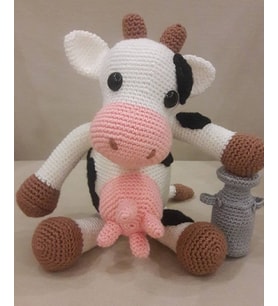 Sütlü Momo Amigurumi Organik Oyuncak