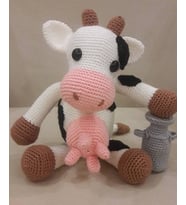Sütlü Momo Amigurumi Organik Oyuncak