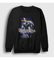 Presmono Unisex Siyah Sweeden Hail To The King Hammerfall Sweatshirt 467331tt