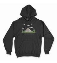 Çiçen İtza Piramit Siyah Kapşonlu Sweatshirt Hoddie