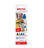 EDDİNG E-4600 KUMAŞ BOYAMA TEKSTİL KALEMİ 5'Lİ KUTU ÜCRETSİZ KARG