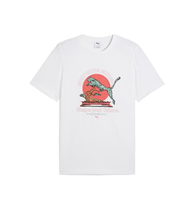 Puma Graphics Puma Bonsai Tee Erkek Günlük Tişört 62963402 Beyaz