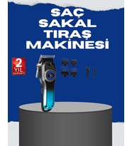 USB Type-C Şarjlı Kablosuz/Kablolu Erkek Tıraş Makinesi